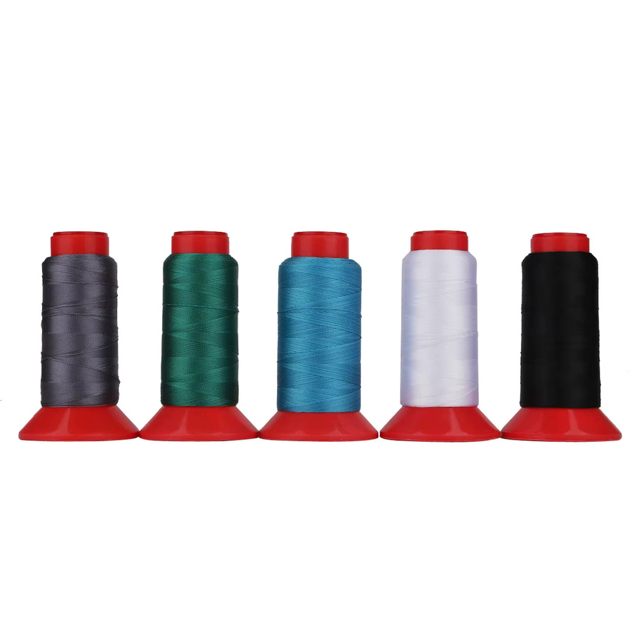 Amo UV-beständiges 250D/2 Polyester-Nähgarn in Weiß, 0,15 mm Dicke, 500 Meter - Bild 2