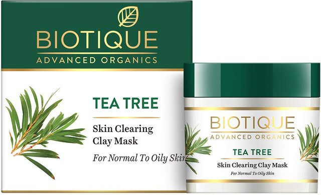 Biotique Teebaum Tonmaske, 70g, für fettige und unreine Haut mit Teebaumöl - Bild 1