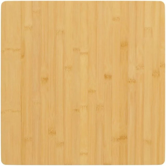 vidaXL Tischplatte aus Bambus in Beige, lackiert, B/T/H: 50 x 50 x 1,5 cm - Bild 1