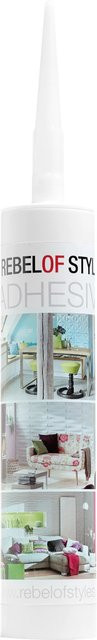 Rebel of Styles Spezialkleber Adhesive wasserfest in Weiß, 290 ml - Bild 1