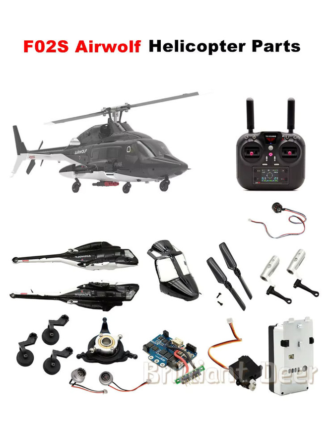 YUXIANG F02S Airwolf Helikopter Originalteile, Zubehör - Bild 2