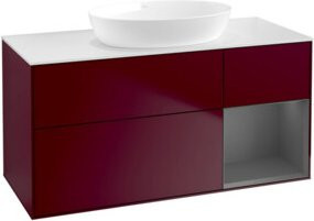 V&B Waschtischunterschrank Finion in Anthrazit lackiert, Breite: 120 cm, Tiefe: 50,1 cm, Höhe: 50,1 cm - Bild 1