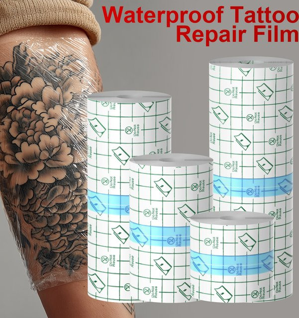 DMTATTOO Tattoo Heilung Film, Wasserdichte Schutzhülle, PU Band - Bild 1
