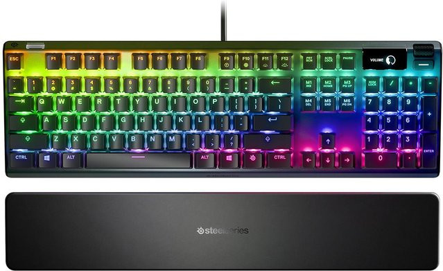 SteelSeries Apex 7 Mechanische Gaming-Tastatur mit Red Switches in Schwarz - Bild 1
