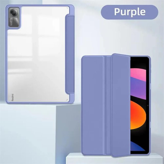 Stoßfeste Hülle mit Stifthalter für Xiaomi Redmi Pad Pro 12,1 Zoll und Redmi Pad SE 11/8,7 Zoll in Violett - Bild 1