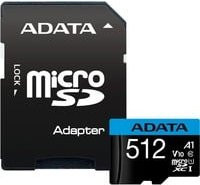 ADATA Premier microSDXC Speicherkarte 512 GB A1 Black - Bild 1