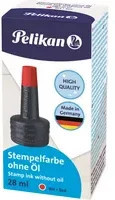 Pelikan Stempelfarbe Rot, 28 ml Verstreichflasche, ölfrei - Bild 1