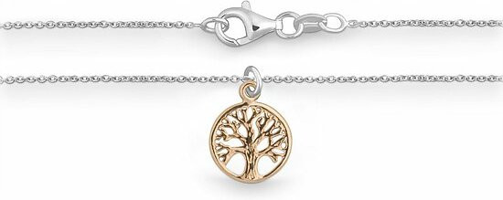 Quinn Halskette 925 Silber, Roségold, Unisex - Bild 1