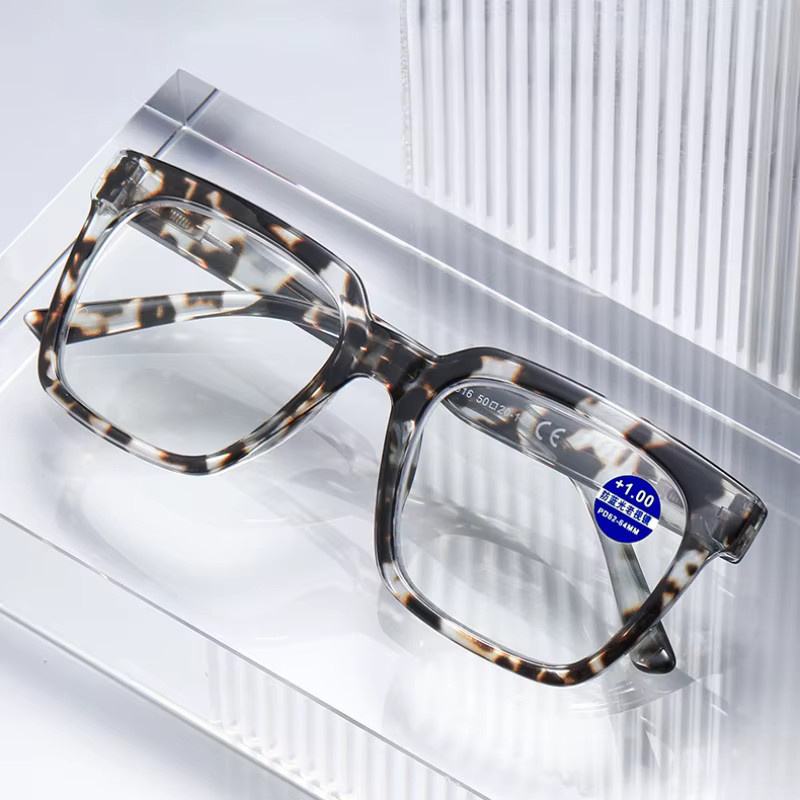 ERIKOLE Lesebrille Damen, Vollrand, Square, Kunststoff, Braun - Bild 2