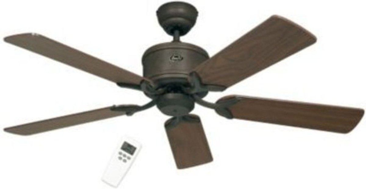 CASAFAN Energiespar Deckenventilator Eco Elements mit Fernbedienung, Farbe Braun Antik, Durchmesser: 132 cm - Bild 2