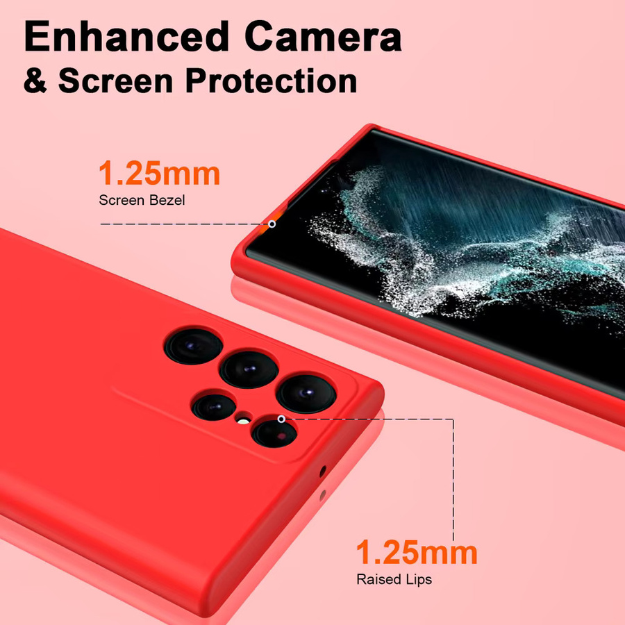 Flüssigsilikon Handyhülle für Samsung Galaxy S24 Ultra 5G S23 S22 S21 FE S20 Plus in Blau - Bild 6