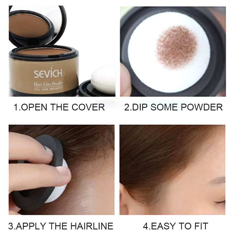 Sevich Hairline Powder, Light Gold, Unisex, 4g - Bild 4