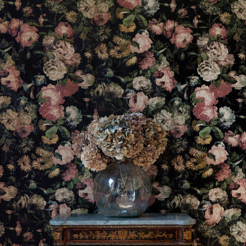 House of Hackney Tapete Midnight Garden Mural Multicolour Floral Botanical Non-Woven B: 300 cm, H: 180 cm - Bild 2