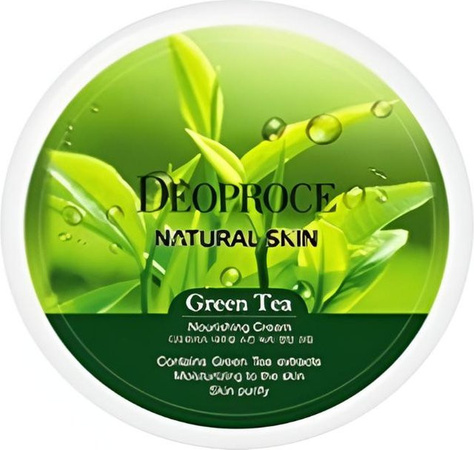 Deoproce Natural Skin Grüner Tee Nährende Creme, 100 g