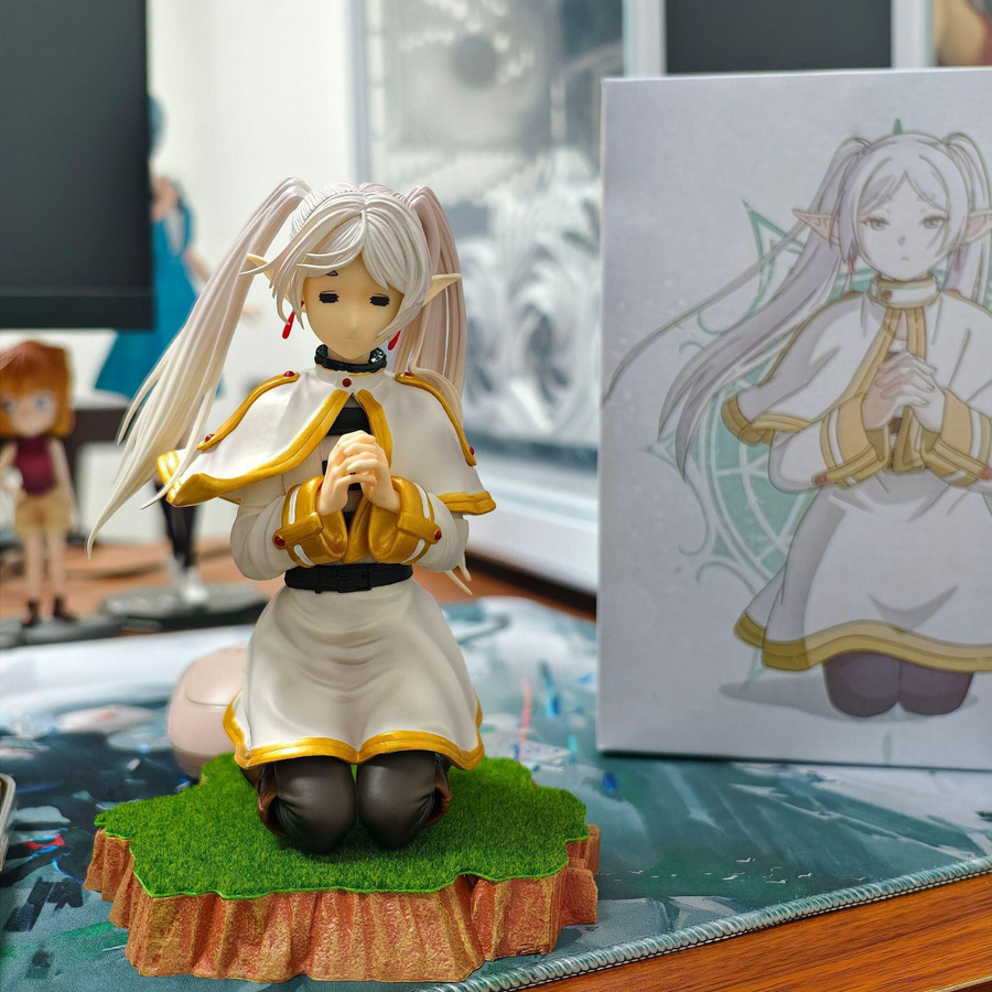 Yiran toy 1 Frieren Doppelkopf-Skulptur Anime-Modell PVC - Bild 2