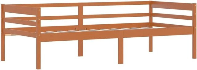 vidaXL Massivholzbett aus Kiefer in Honigbraun, Breite: 90 cm, Länge: 200 cm - Bild 1