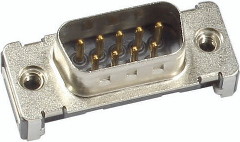HARTING Steckverbinder Polzahl 37 SMT in Silber - Bild 1