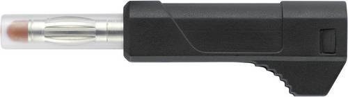 TRU Components TC-R8-103 B Miniatur-Lamellenstecker, gerade, Stift-Ø: 4mm, Schwarz - Bild 1