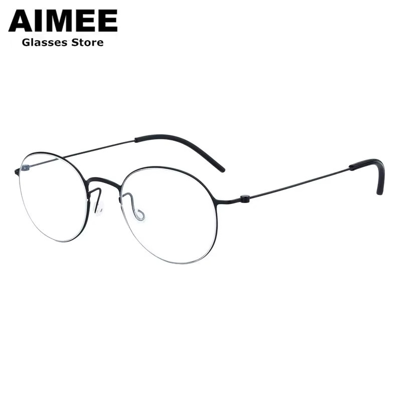 Dänemark Titan Korrektionsbrille, Rund, Vollrand, Titanium, Unisex - Bild 3