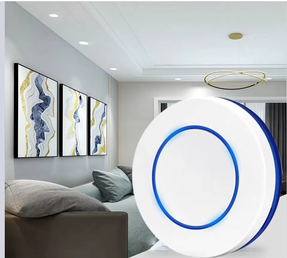 Szaoju RF 433MHz Fernbedienungsschalter mit 10A Relais für LED-Lampen und Hausautomation, Weiß - Bild 2