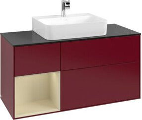 V&B Waschtischunterschrank Finion in Lackoptik, Breite: 120 cm, Tiefe: 50,1 cm, Höhe: 50,1 cm - Bild 1