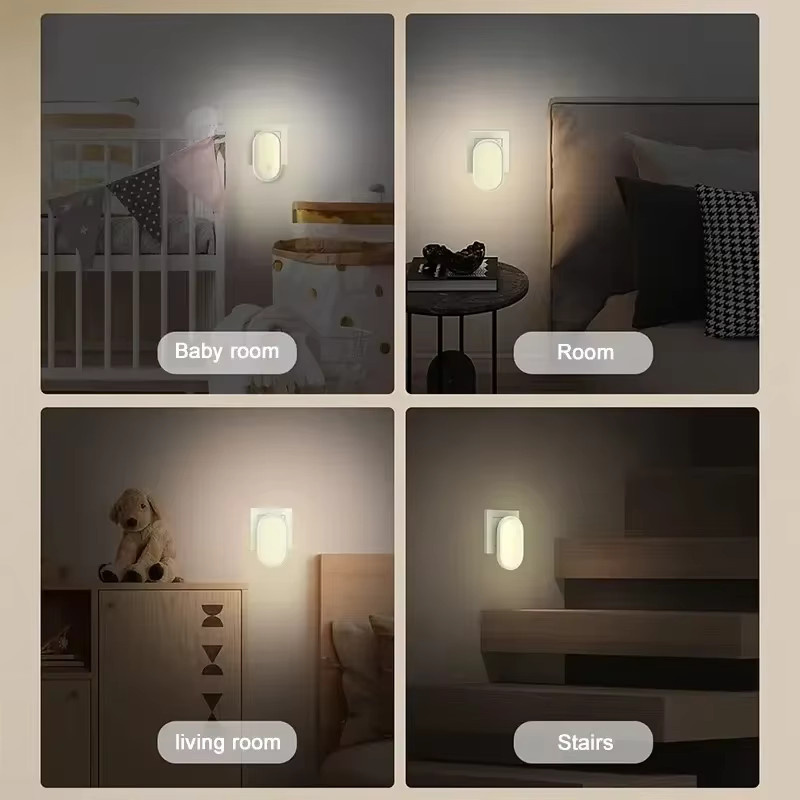 Feimefeiyou LED Nachtlicht mit Induktionssteuerung und Augenschutz für Schlafzimmer und Zuhause - Bild 6