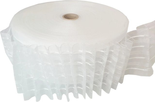 Bestlivings Gardinenband Bleistiftband in Transparent und Weiß, Breite: 8,5 cm, Länge: 5 m - Bild 1