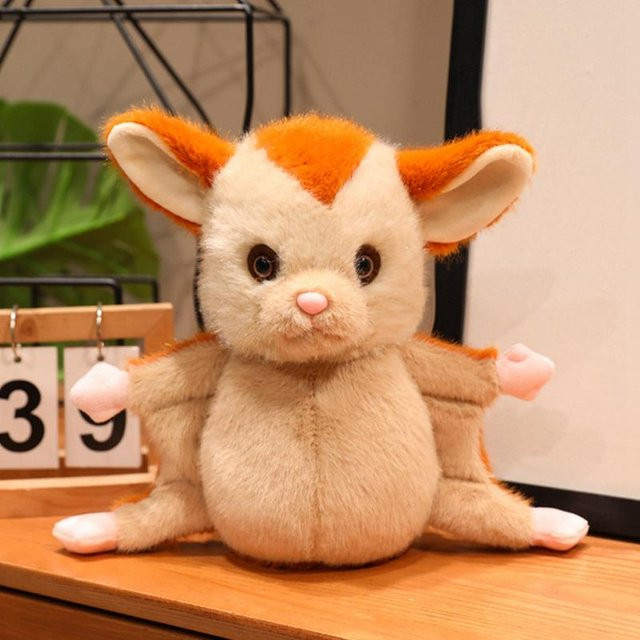 Gleitbeutler Plüschtier, orange, 25cm, ab 14 Jahren - Bild 1