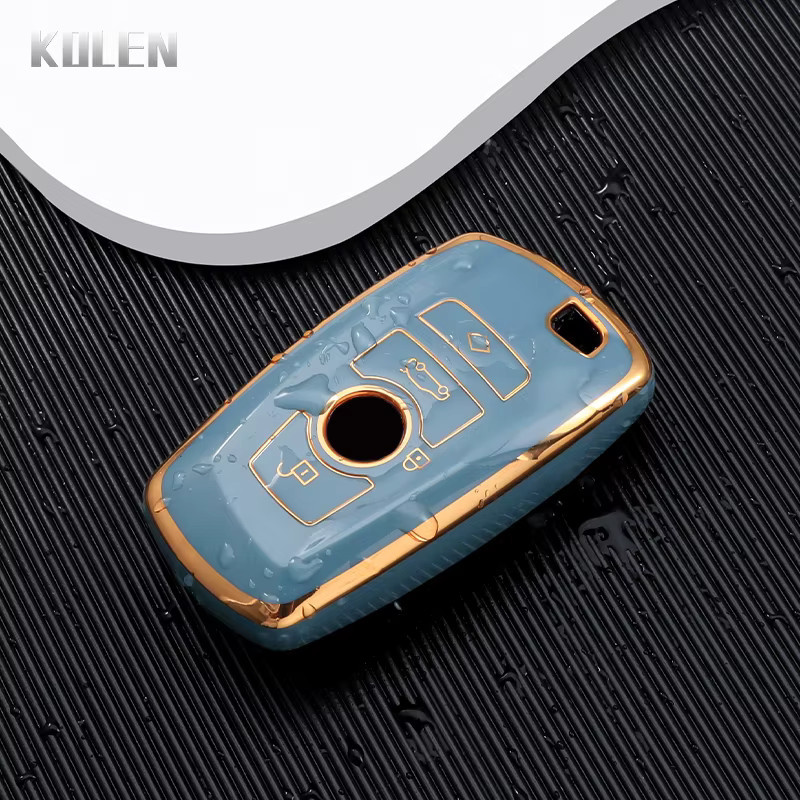 KOLEN TPU Schlüsselhülle für BMW 1 3 5 7 Serie X1 X3 X4 X5 F10 F20 F30 F18 F25 M3 M4 E34 E36 Keyless Fernbedienung Abdeckung - Bild 3