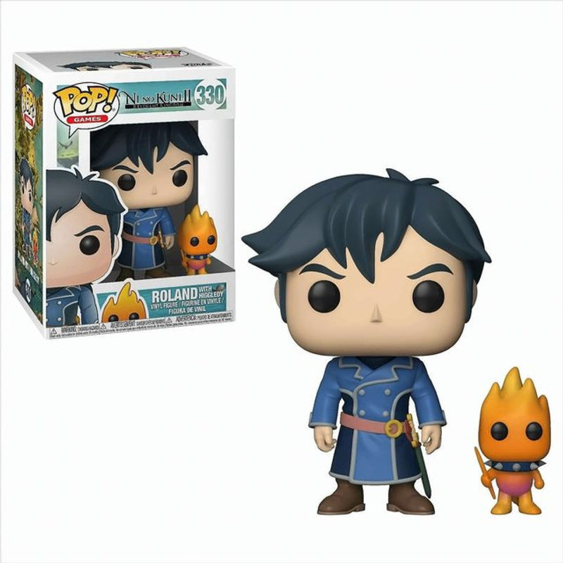 Funko Pop Ni No Kuni 2 Roland mit Higgledy Figur in Mehrfarbig, Höhe: 9 cm - Bild 1