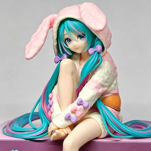Bandai Hatsune Miku Actionfigur, Kunststoff, Bunt / Mehrfarbig - Bild 1
