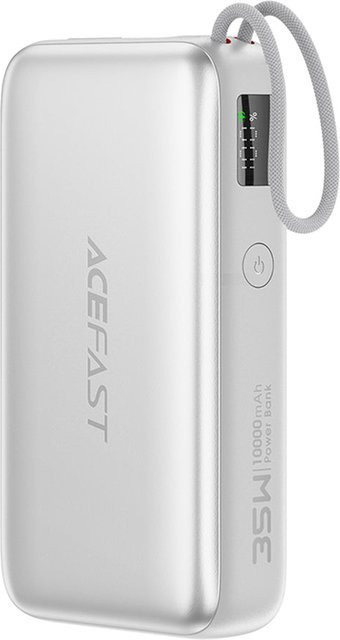 Acefast M32 Externer Akku mit 10000mAh, 35W PD und 2 x USB-C in Silber - Bild 1