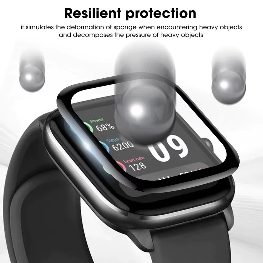 Xiaomi Schutzfolie für Mi Band 8 Pro 8Active und Mi Band 9 Pro, gebogene weiche Folie zur vollständigen Abdeckung, transparent - Bild 4