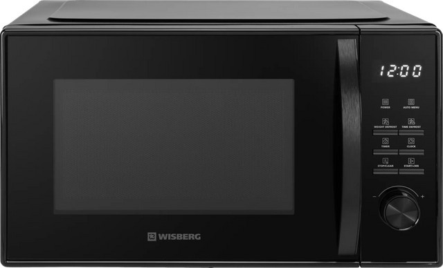 Wisberg WB1M25B Solo Standgeschirrspüler in Schwarz mit Automatikprogrammen - Bild 1