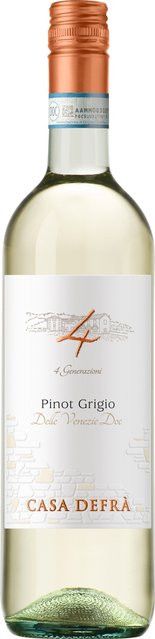 Casa Defrà Pinot Grigio Weißwein, Venetien, 2024, trocken, 0,75 l - Bild 1