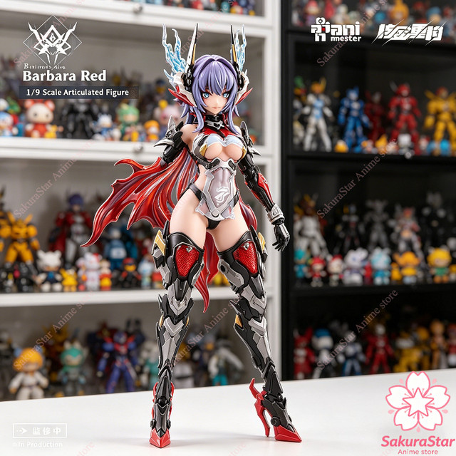 Bandai Nuclear Gold Reconstruction Barera Red, Actionfigur, 1/9 Scale, Metall, Kunststoff, Rot - Bild 1