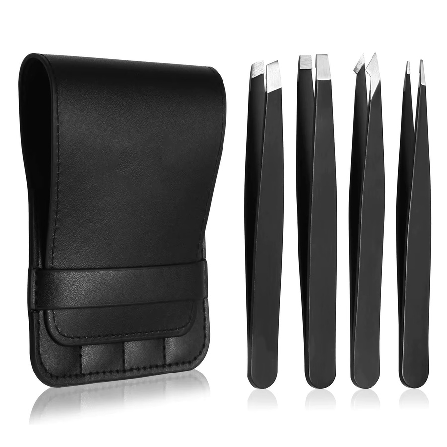 Ouriner Pinzetten-Set, 3–4 Stück, Edelstahl, Gesicht und Körper, Unisex - Bild 7