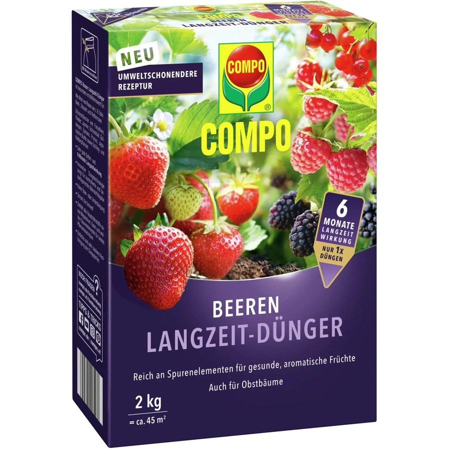 Compo Beeren Langzeit-Dünger mit Slow-Release-Effekt, 2 kg - Bild 2