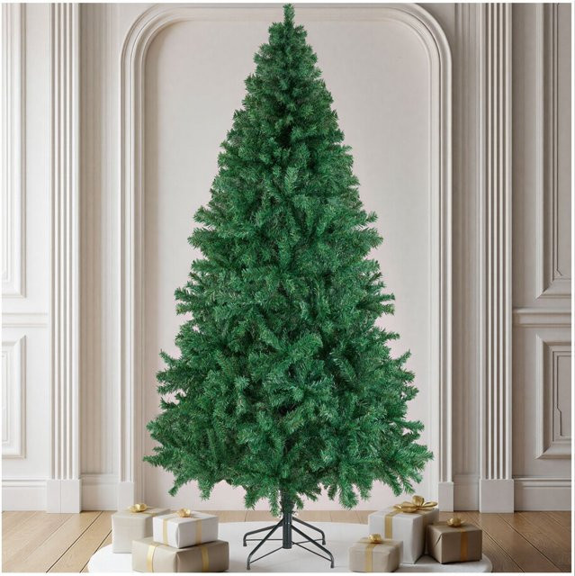 tectake Weihnachtsbaum Dasher Künstlich in Grün mit dichten Nadeln und Metallständer H x B x T: 230 x 130 x 130 cm - Bild 1