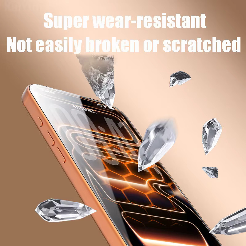 4er-Pack HD-Glas-Displayschutzfolien für Apple iPhone 11 bis 17 Pro Max Plus XR, transparent mit oleophober Beschichtung - Bild 2