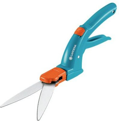 Gardena Classic Grasschere mit drehbarem Schwenkkopf und Bypass-Schnittmechanismus in Türkis - Bild 1
