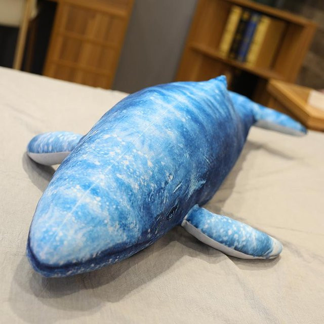 Simulation Riesiger Traumwal Plüschtier, Blau, 130cm - Bild 1