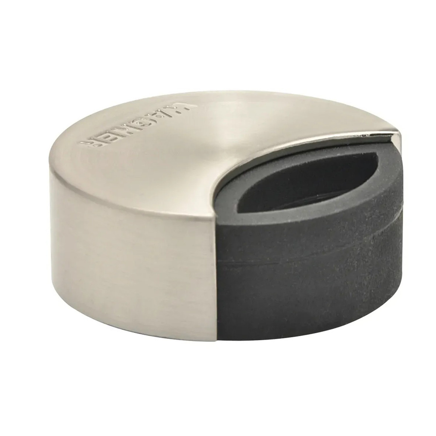 Wagner Boden-Türstopper Duo aus Metall in Edelstahl-Optik, Silber - Bild 2