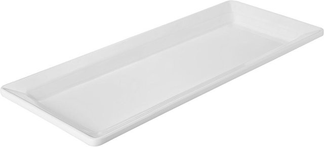 VEGA Buffetplatte aus Melamin in Weiß, GN 1,5/4, B: 16,2 cm, T: 39,7 cm, H: 3 cm - Bild 1