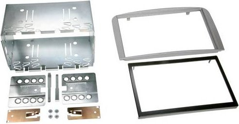 ACV 381001-07 Autoradio Einbaublende DoppelDIN Passend für Alfa Romeo in Silber und Grau - Bild 1