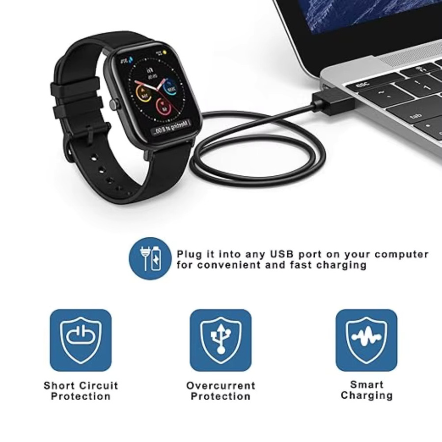 Amazfit USB Smartwatch Ladegerät, Schwarz, 2er-Pack - Bild 3