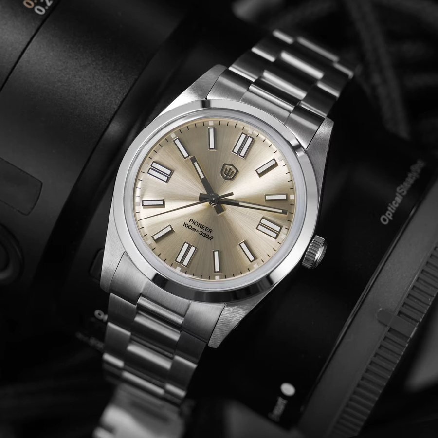 Watchdives Armbanduhr, Quarz, Edelstahlgehäuse, 37 mm, Herren - Bild 3