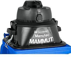 Manutec-Mammut Aufsatzsauger für 120 l Mülltonnen mit Werkzeugsteckdose, 1 Patronenfilter und 1 Vliesfilter - Bild 1