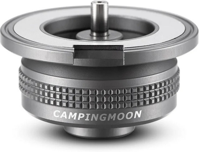 CAMPINGMOON Gas Konverter Z13M Split Typ Magnet Adapter in Silber für Camping und Picknick - Bild 1
