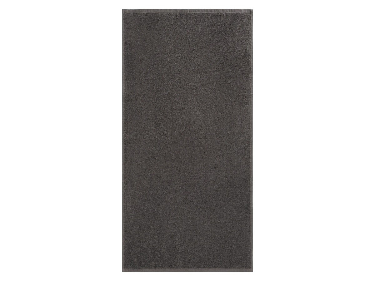 LIVARNO Duschtuch aus Baumwolle, 400 g/m², B/H: 70 x 140 cm, Grau - Bild 2